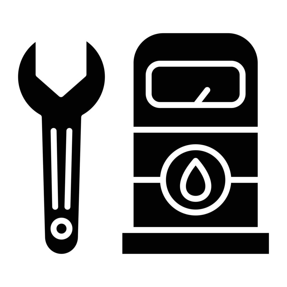 Repair Glyph Icon vector
