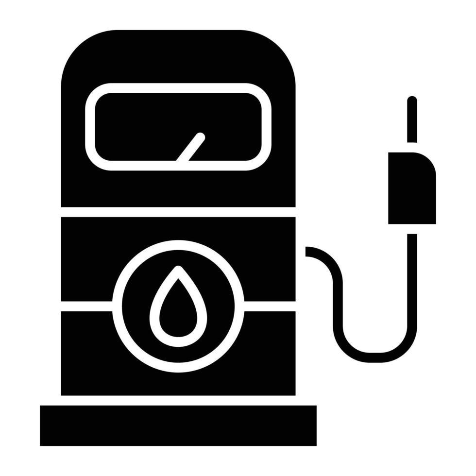 Gasoline Glyph Icon vector