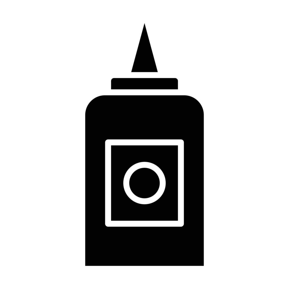 Liquid Glue Glyph Icon vector