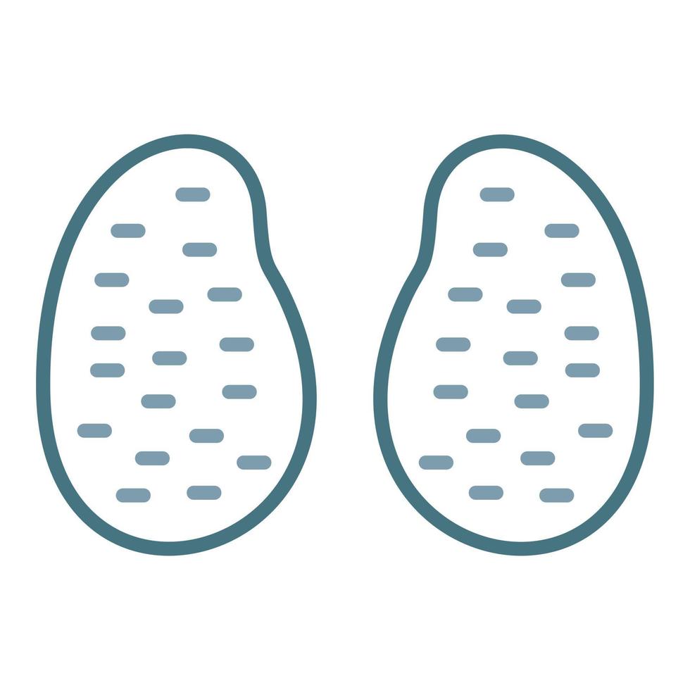 Potatoes Line Two Color Icon vector