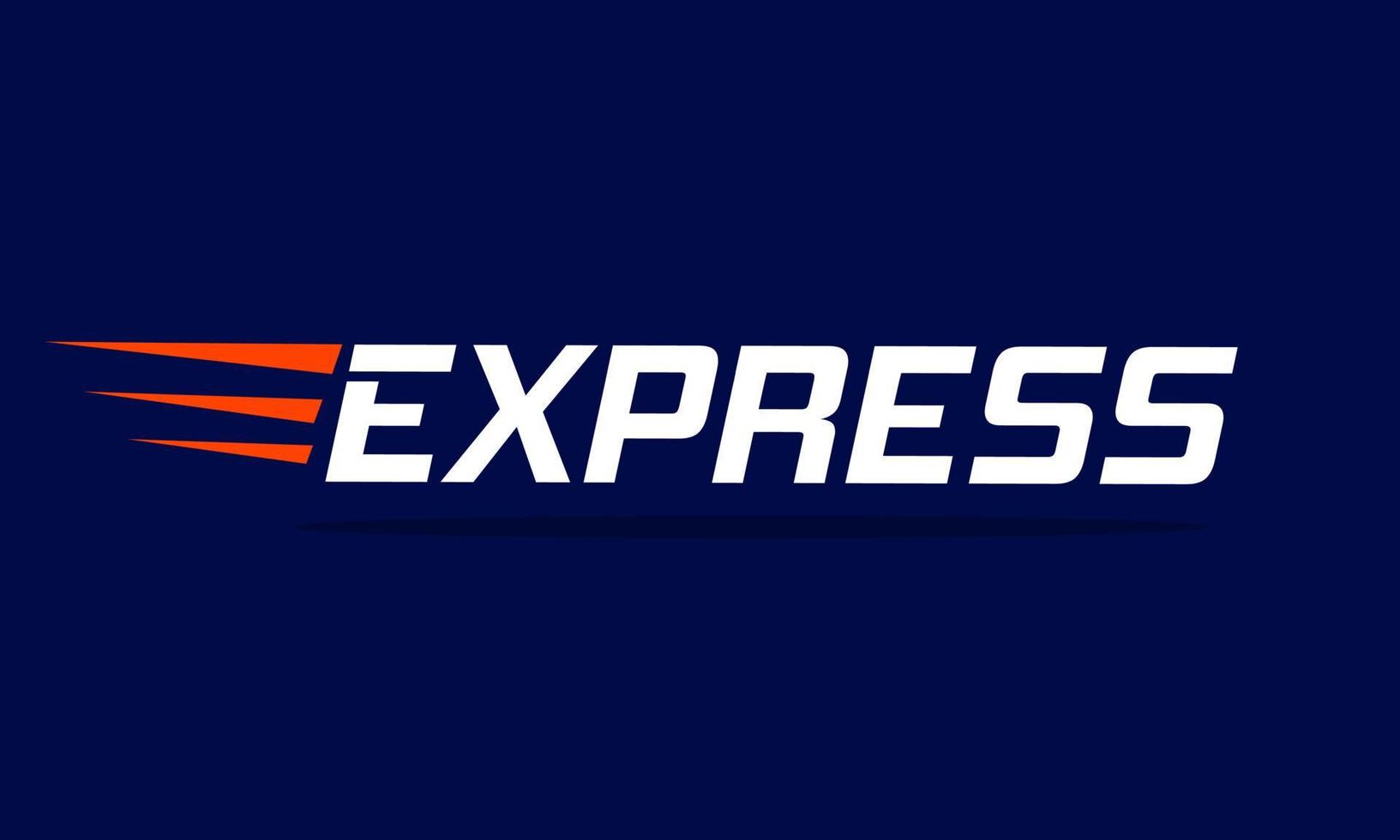 Illustration vector graphics of, logo text express