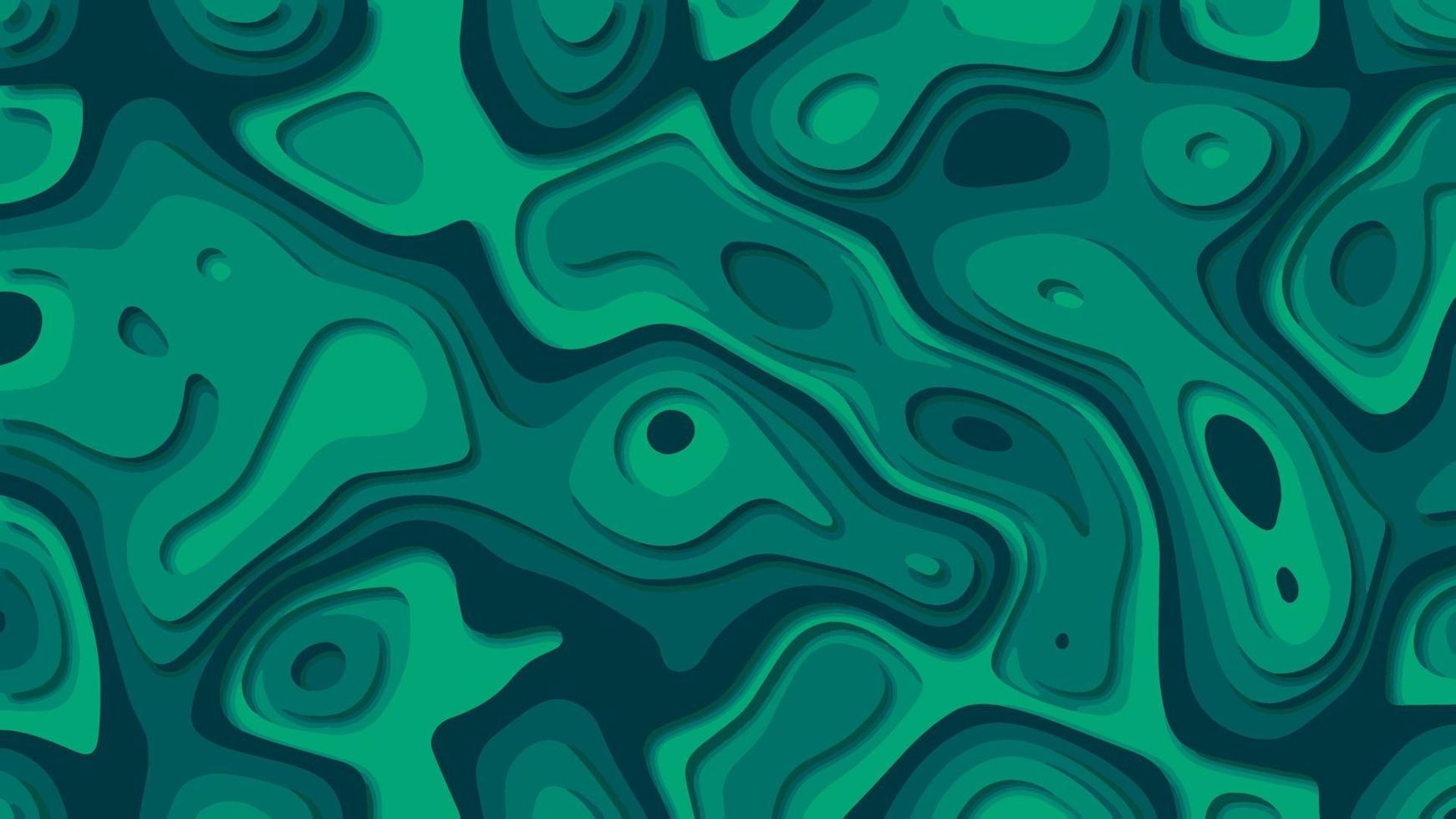 Green Horizontal abstract background vector