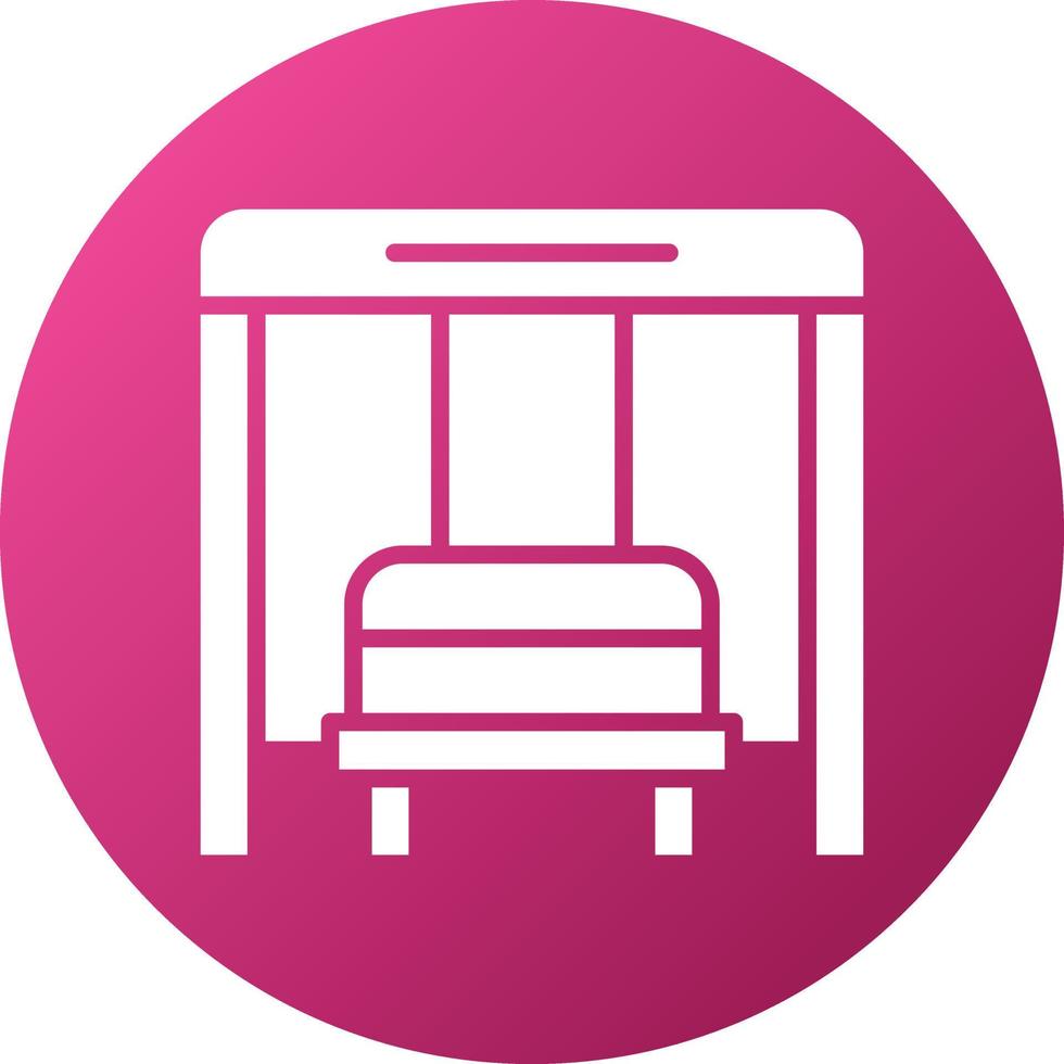 Bus Stop Icon Style vector