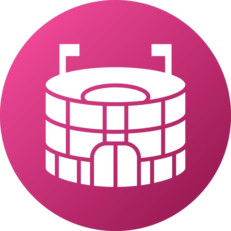 Stadium Icon Style vector
