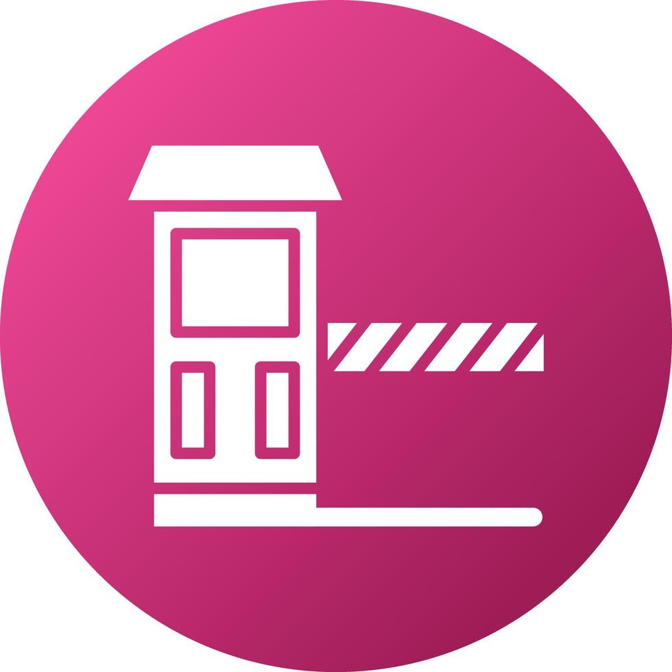 Toll Road Icon Style vector
