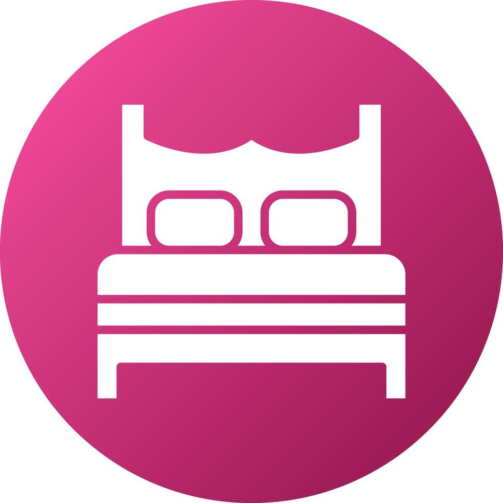 Bed Icon Style vector