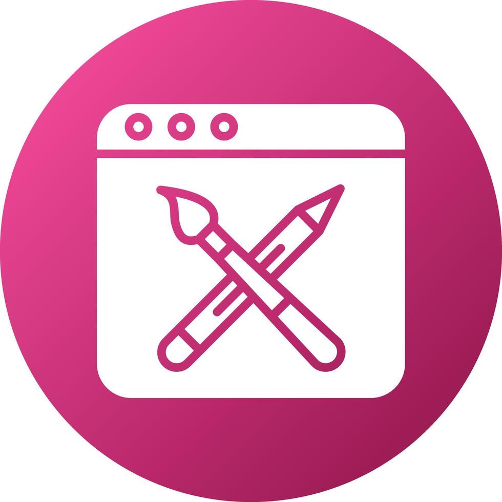 Web Design Icon Style vector