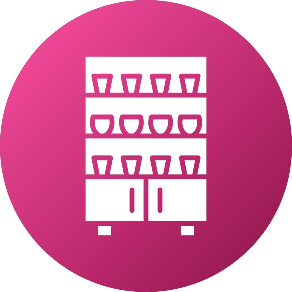 Cupboard Icon Style vector