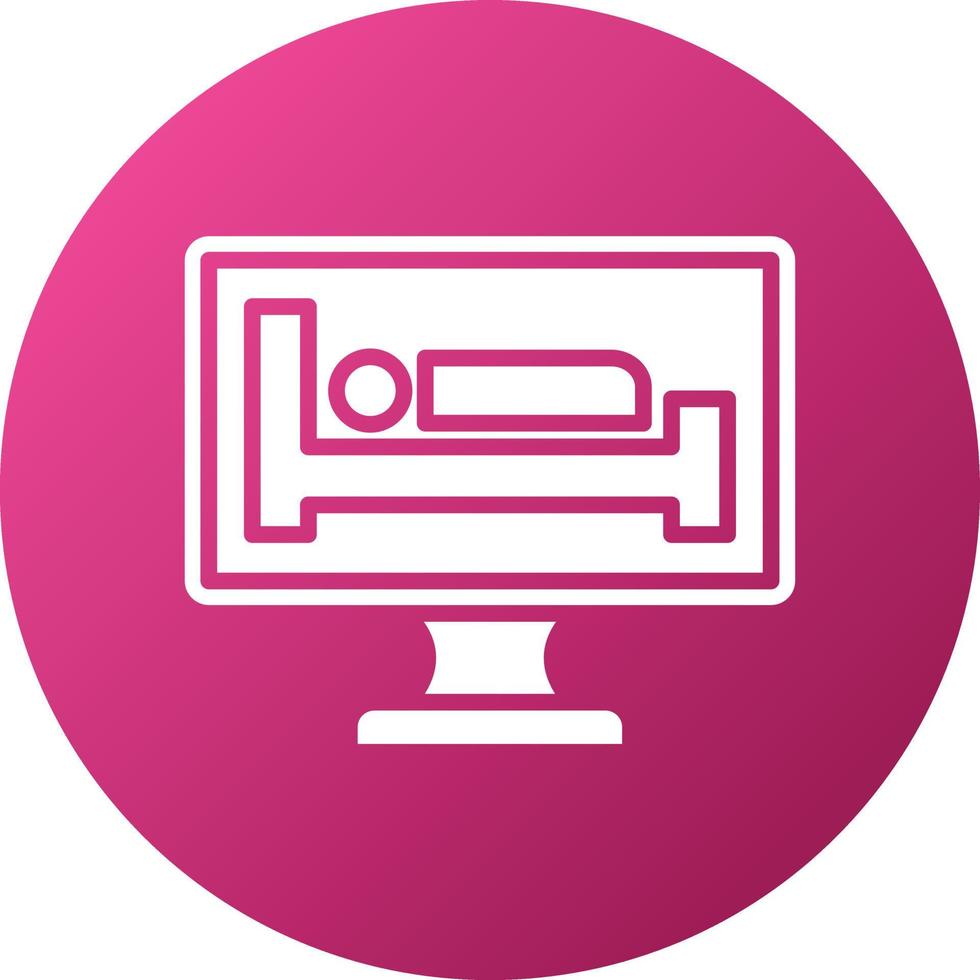 Online Reservation Icon Style vector