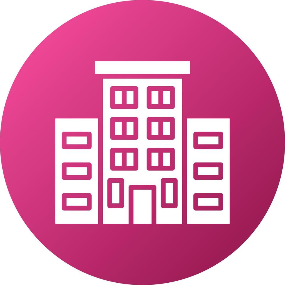 Hotel Icon Style vector