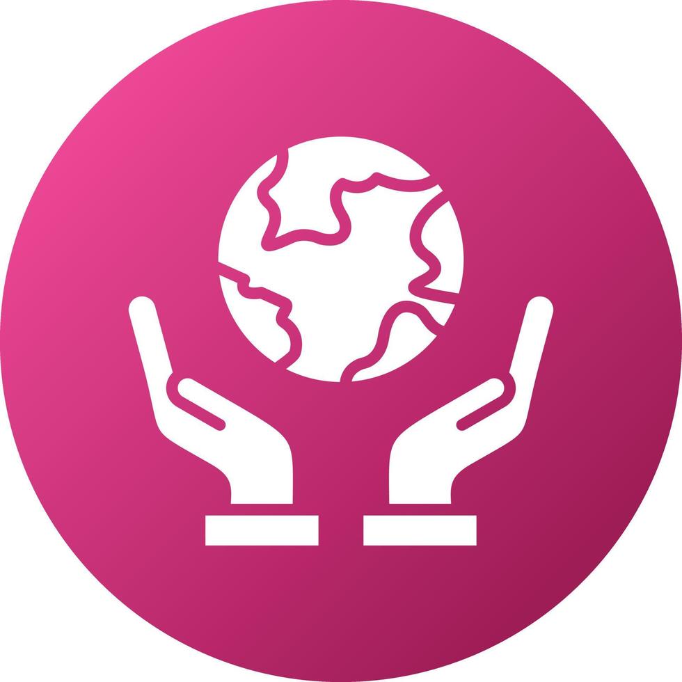 Save World Icon Style vector