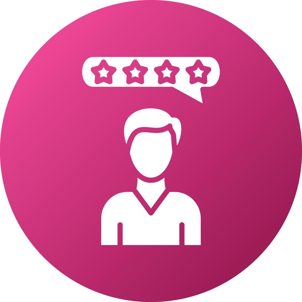 Customer Review Icon Style vector