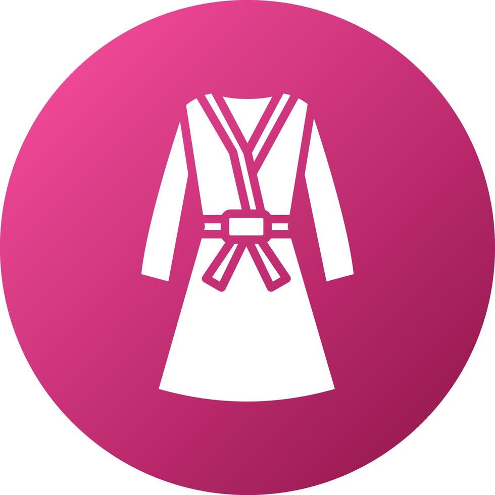 Bathrobe Icon Style vector