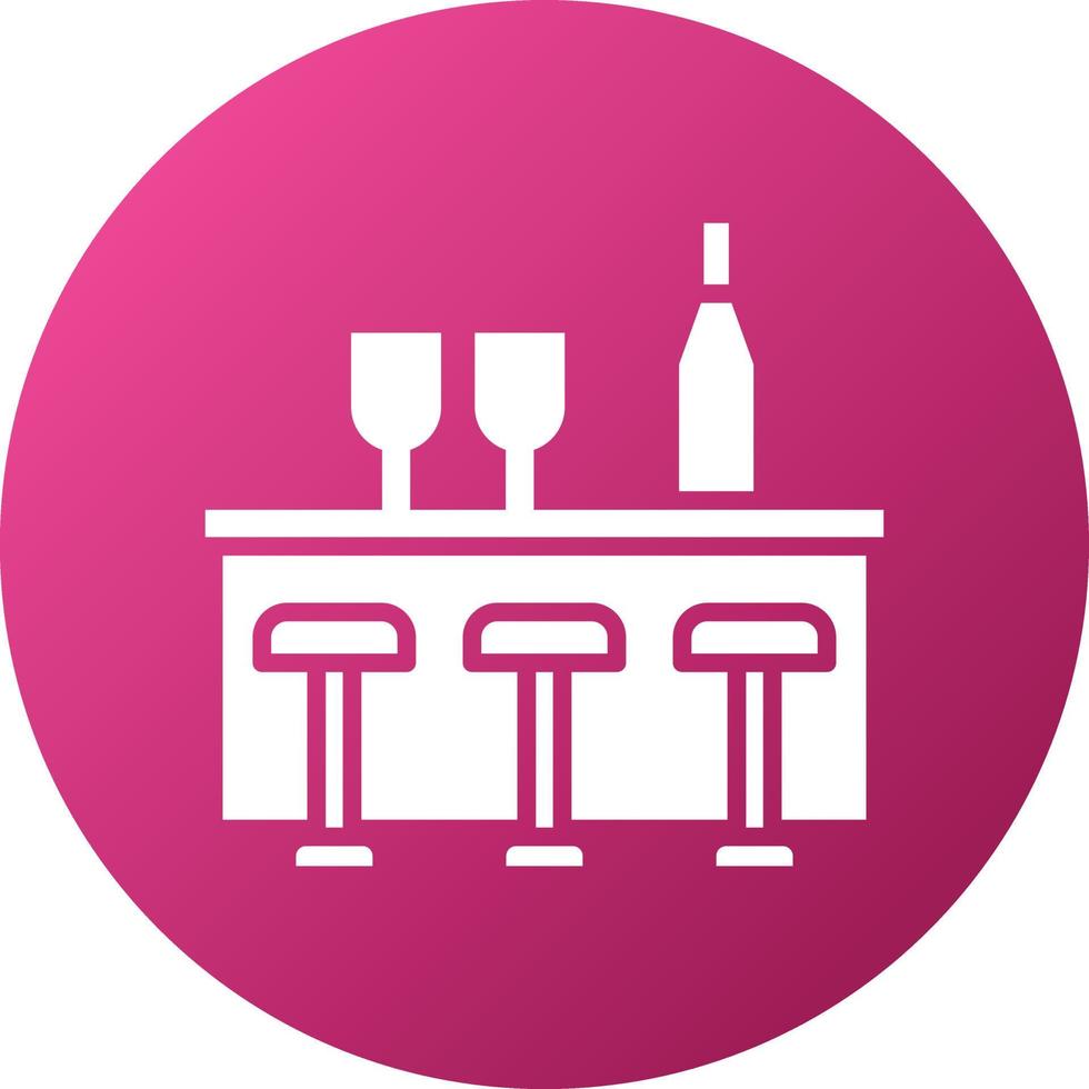 Bar Counter Icon Style vector