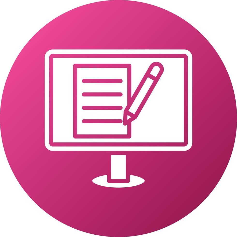 estilo de icono de blogs vector