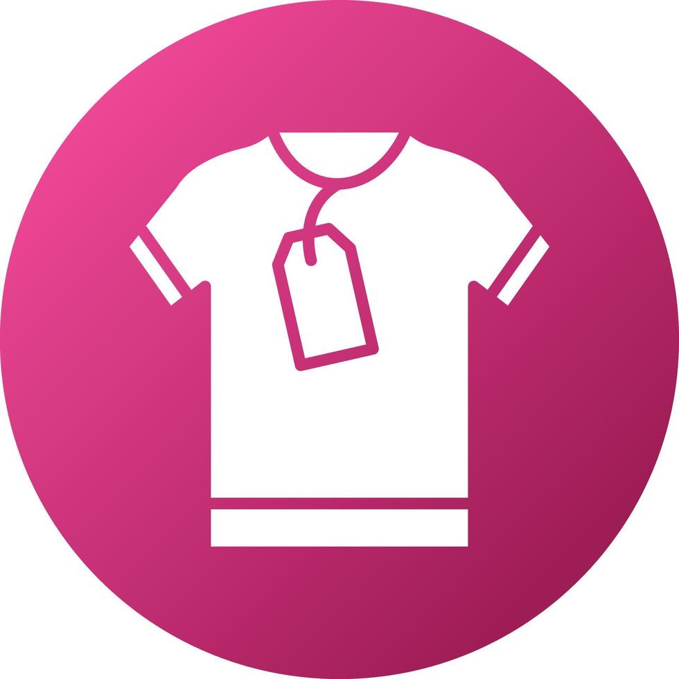 estilo de icono de venta de camisa vector