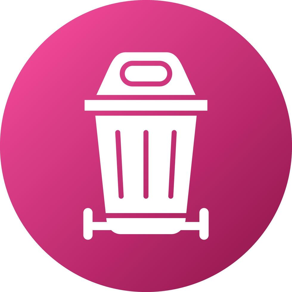 Trash Can Icon Style vector