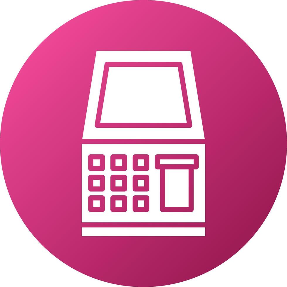 Atm Machine Icon Style vector