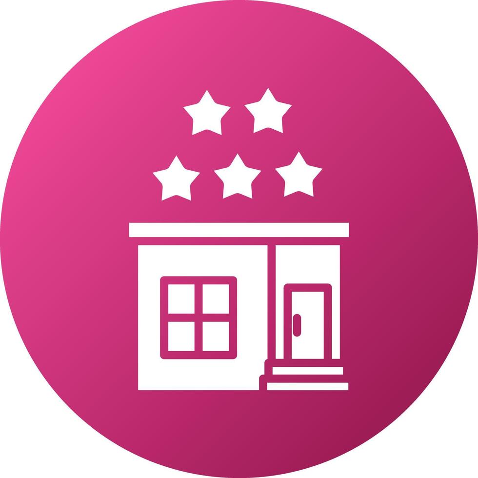 House Rating Icon Style vector