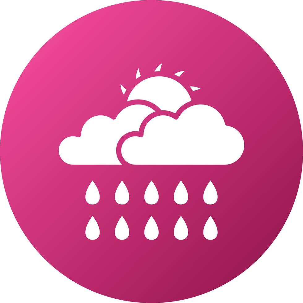 Drizzle Icon Style vector