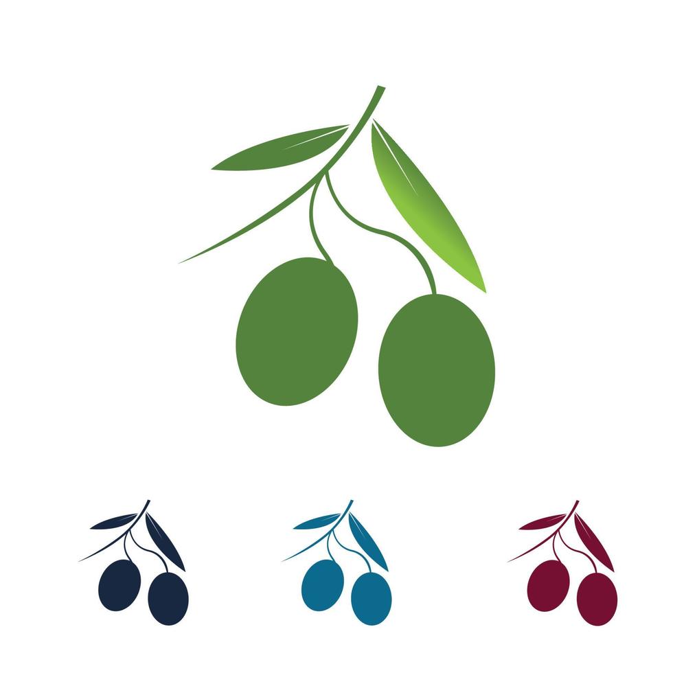 olive icon logo vector