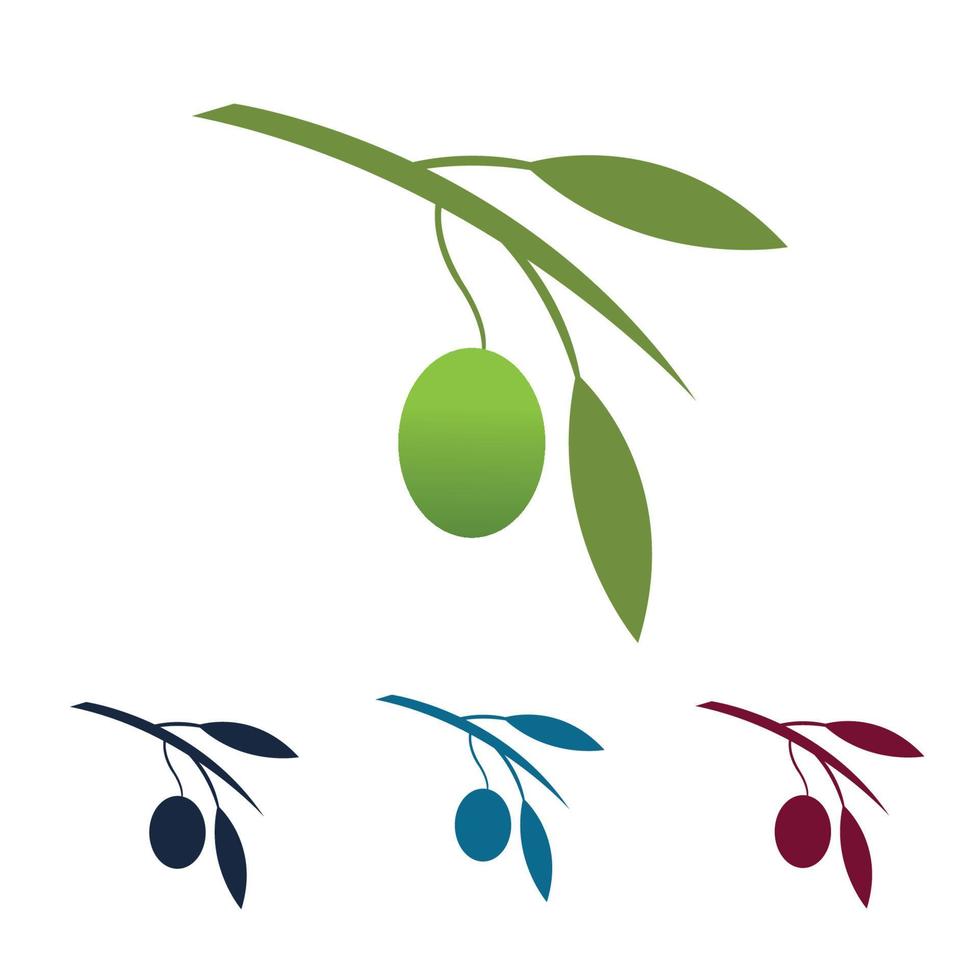 olive icon logo vector