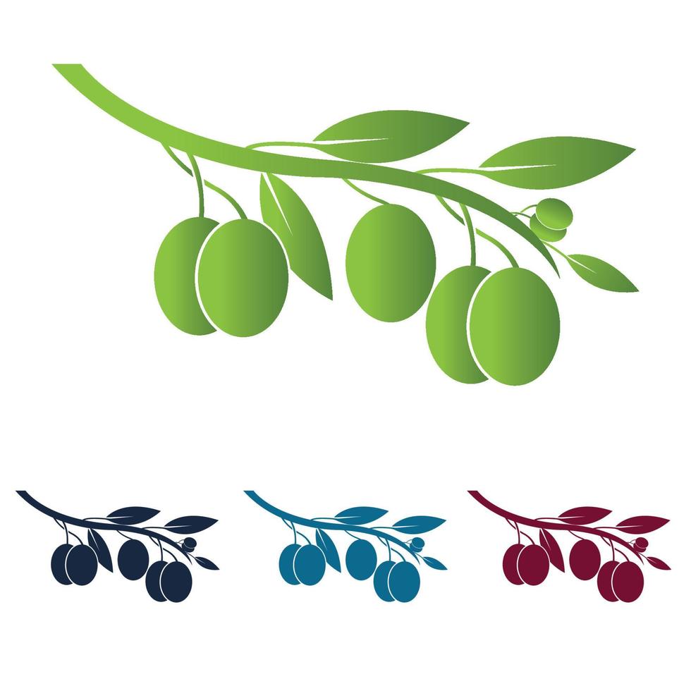 olive icon logo vector