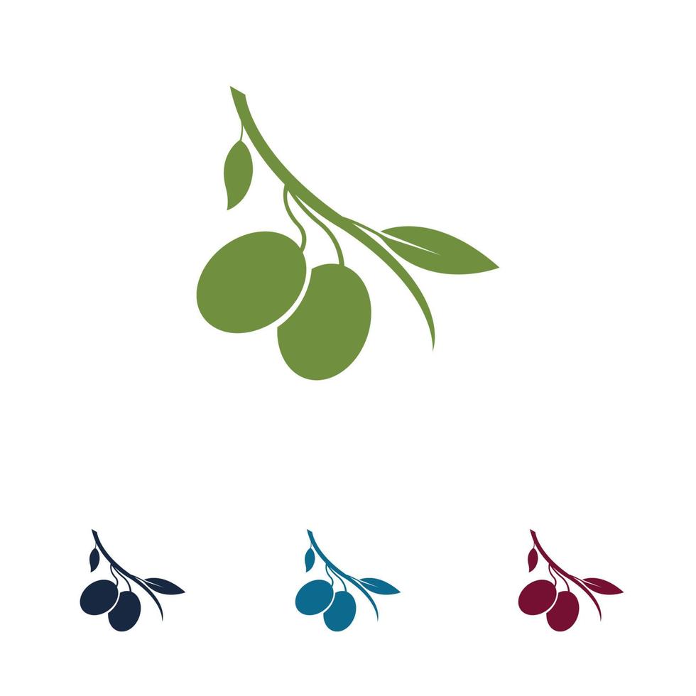 olive icon logo vector