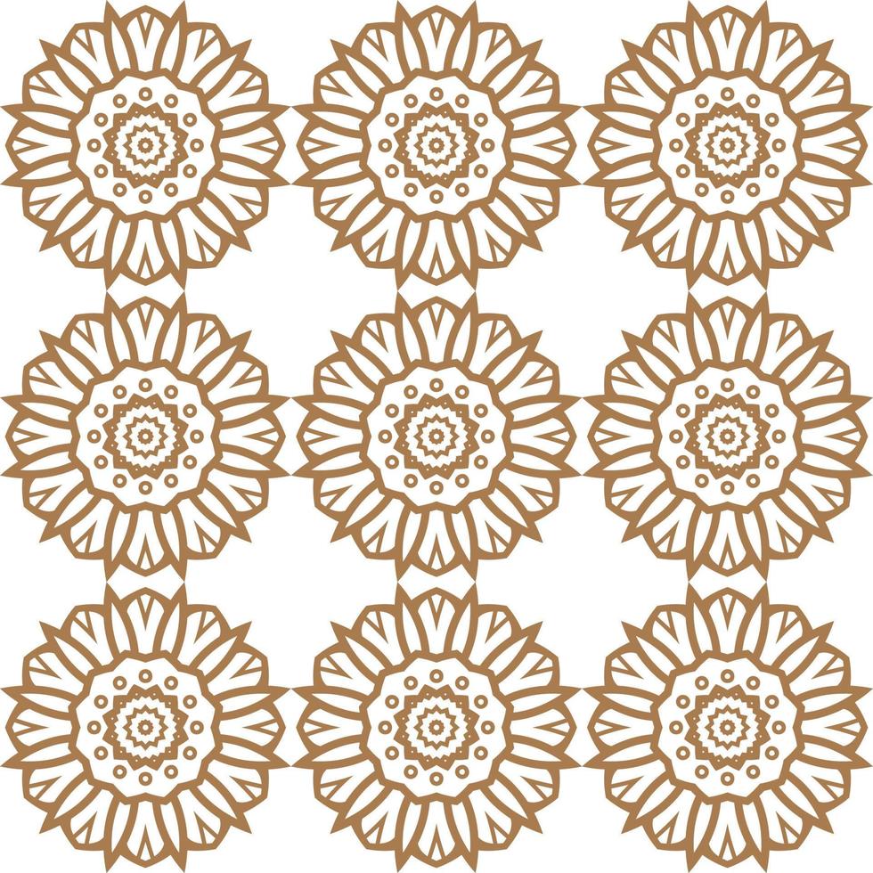 Seamless Pattern Vintage Ceramic vector