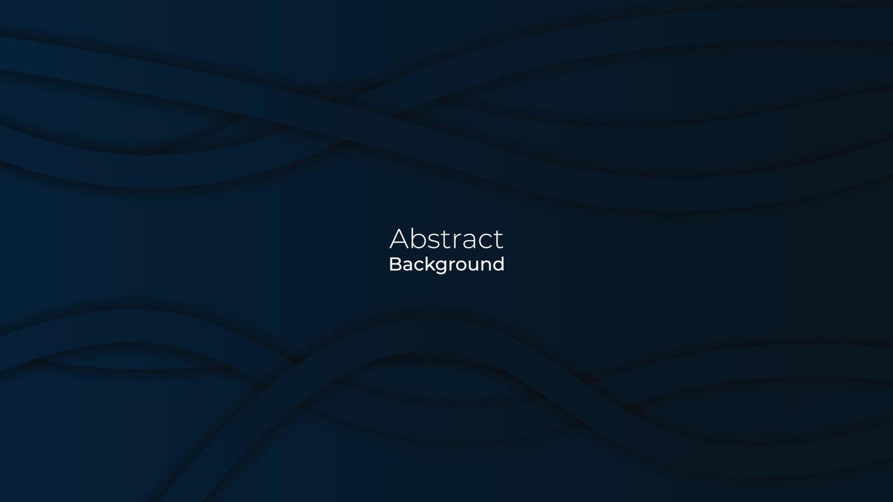Abstract dark blue shapes background. Abstract wave line template. Vector illustration