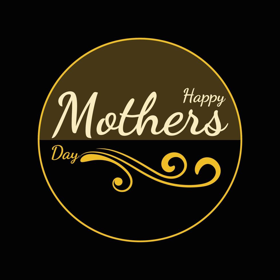 Mother's Day T Shirt Design vector