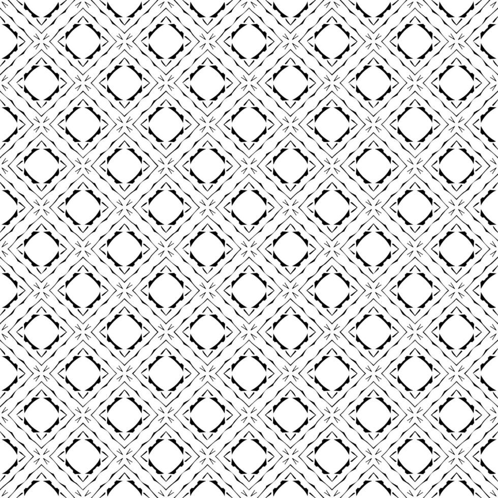 Black and white surface pattern texture. Bw ornamental graphic design. Mosaic ornaments. Pattern template. vector