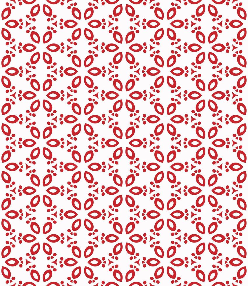 Red and white color seamless pattern texture and template. Multicolored. Colorful ornamental graphic design. vector