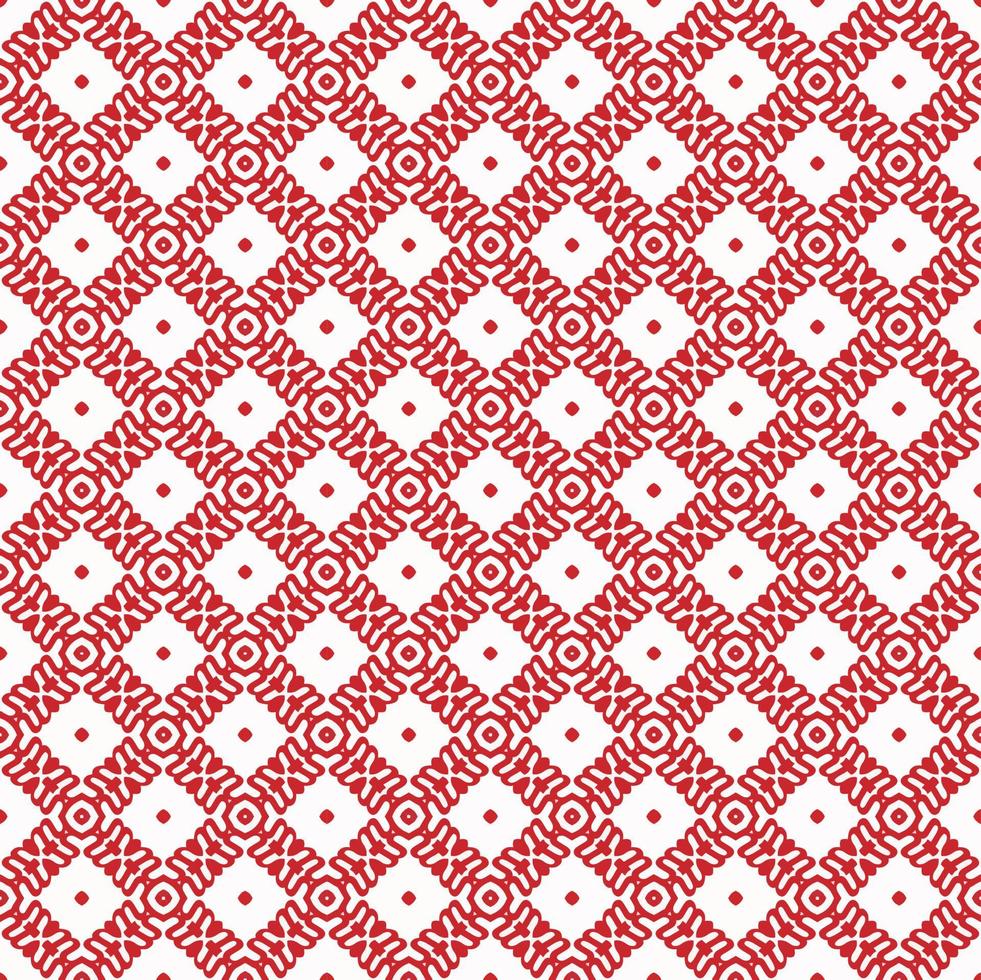 Red and white color seamless pattern texture and template. Multicolored. Colorful ornamental graphic design. vector