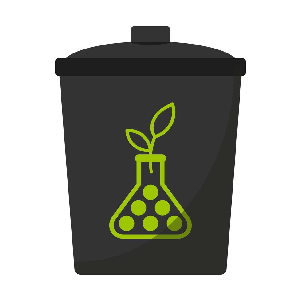 Tank, container with fertilizers. Gardening. Cartoon Flat style.Isolated on a white background. vector