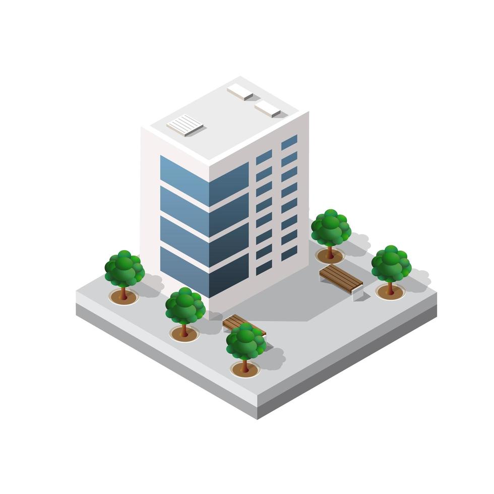 Small isometric module vector