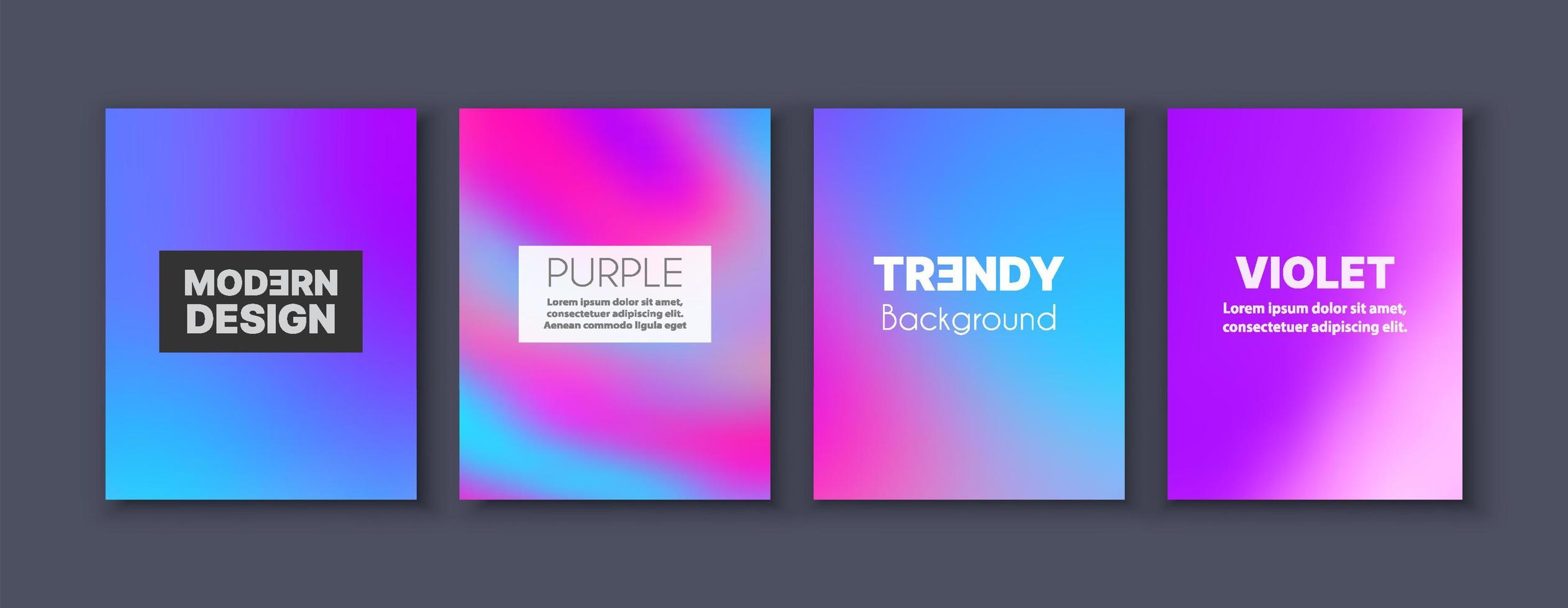 Abstract modern futuristic creative purple vector
