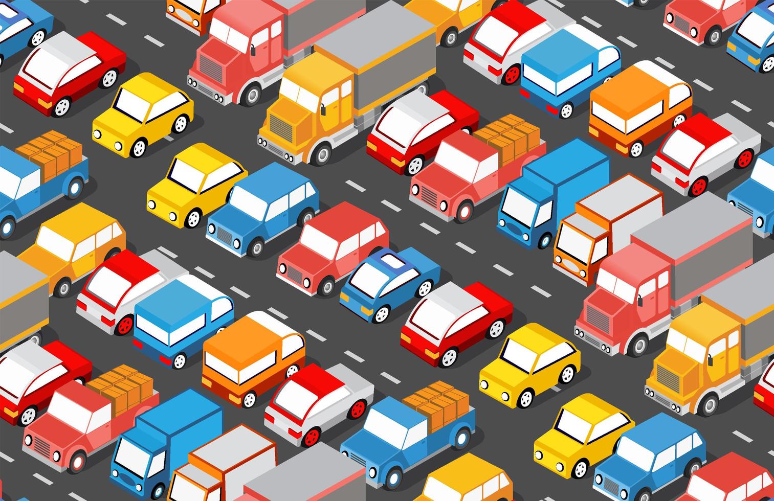 Isometric module block vector
