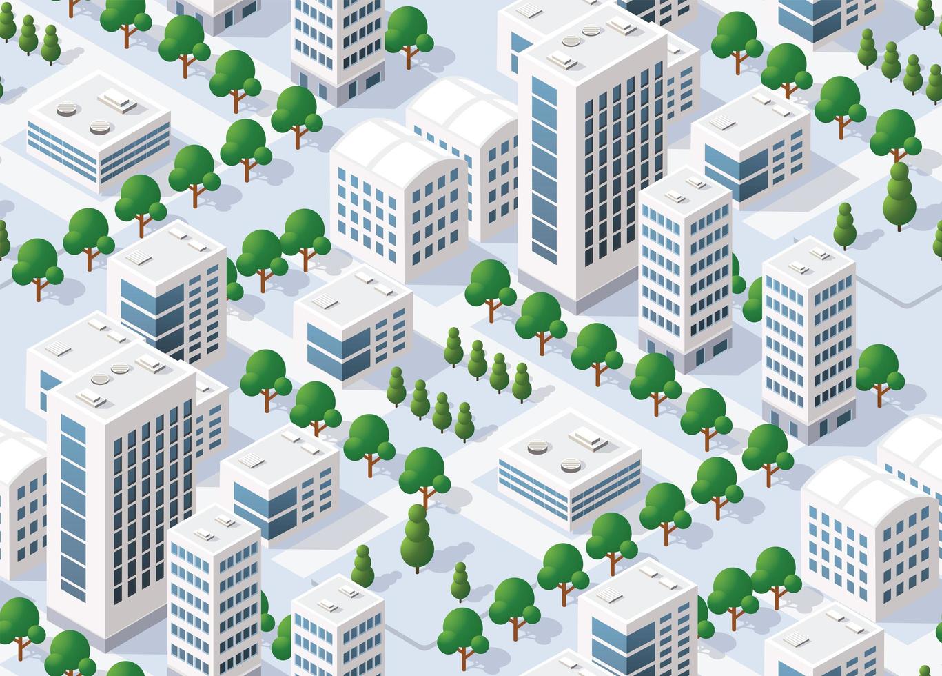 Seamless urban plan vector