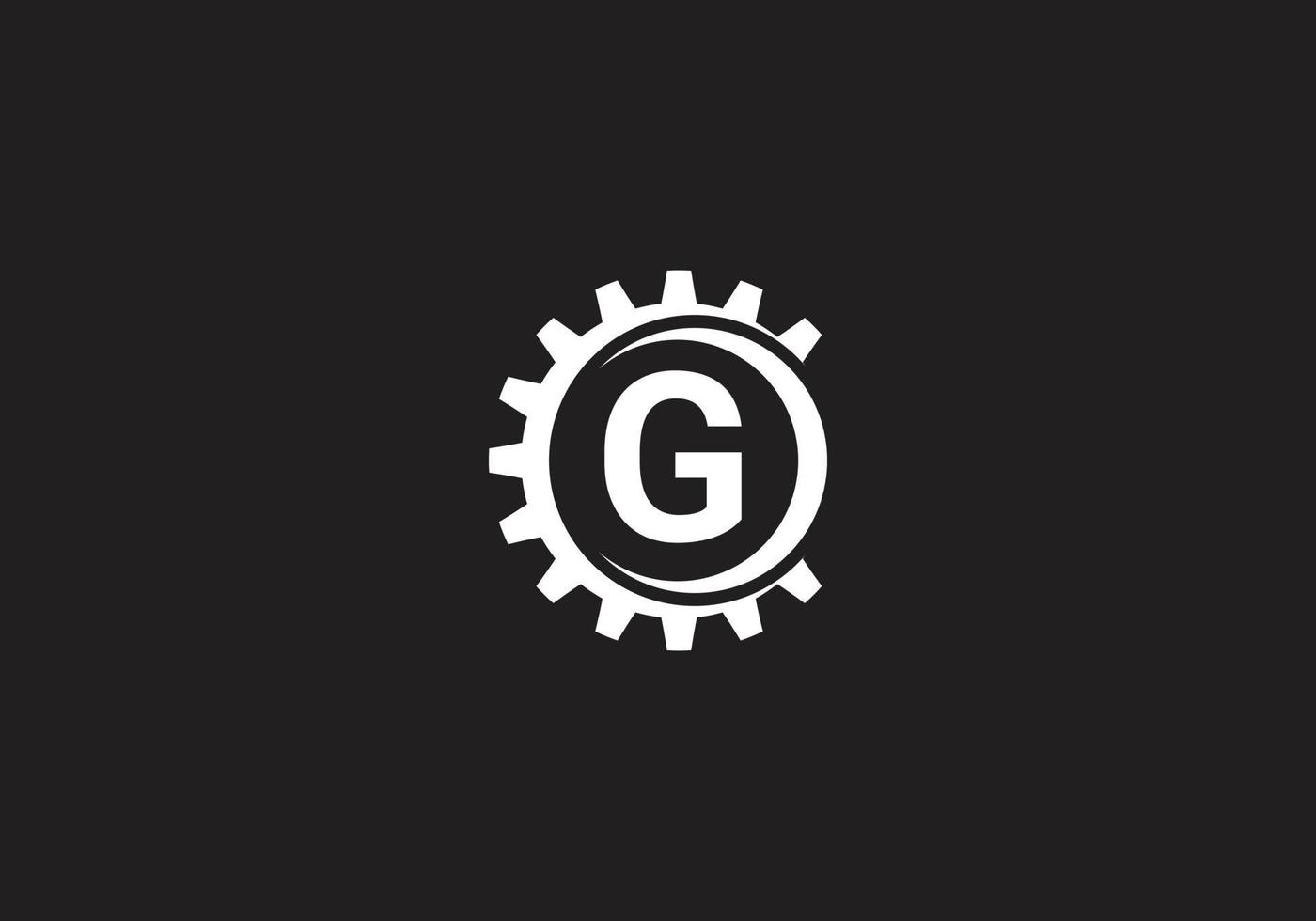 este es un diseño de icono de logotipo de letra g vector