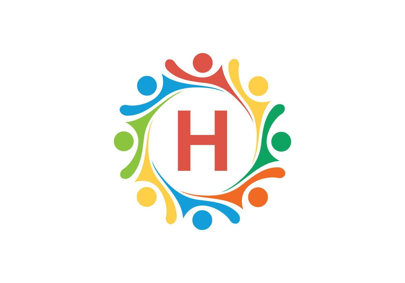 this is a creative H letter logo vector