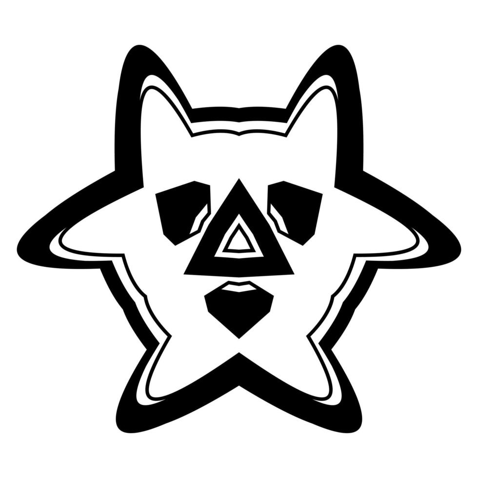 Abstract logo. Suitable for t-shirts, backgrounds, wallpapers, and so on. vector