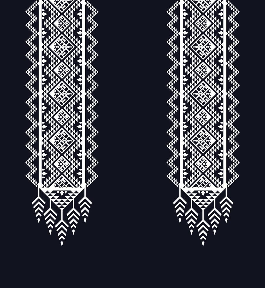 neckline Ethnic,Geometric,tribal,oriental,traditional,necklace design for fashion women vector