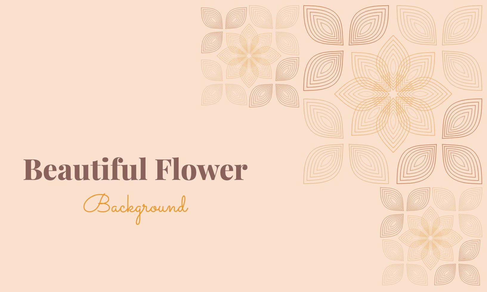 beautiful flower petals background vector