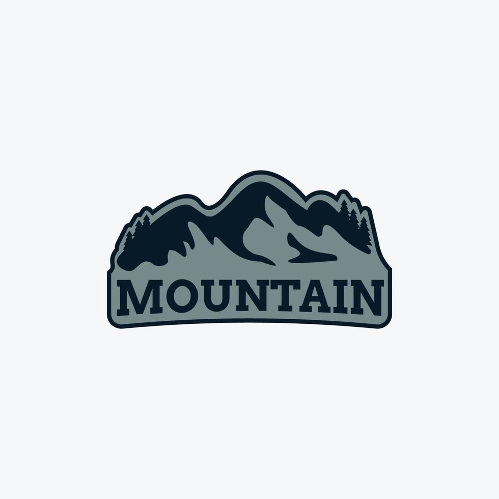 logotipo de montaña de aventura, signo, símbolo, vector con fondo transparente para descarga gratuita