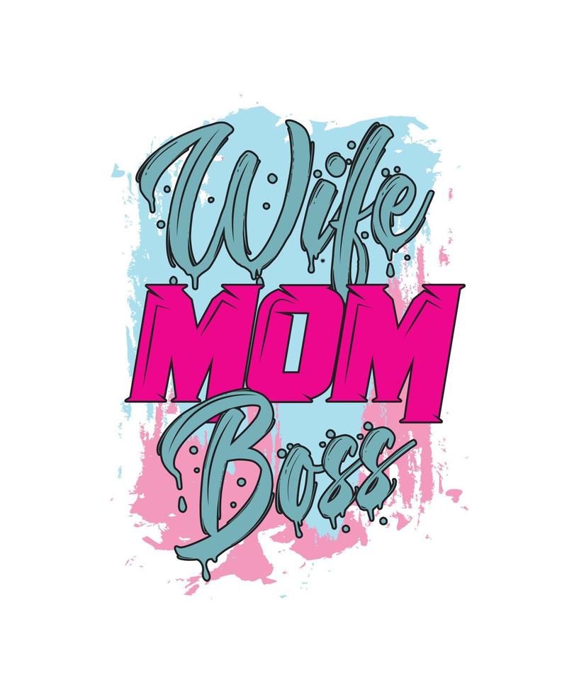 Mother's Day Sublimation Design. mother's day typography design vector