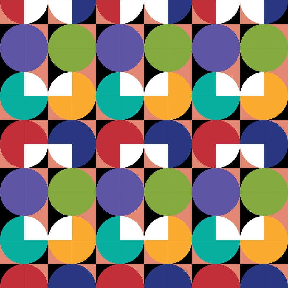 Colorful abstract background with geometric shapes vector