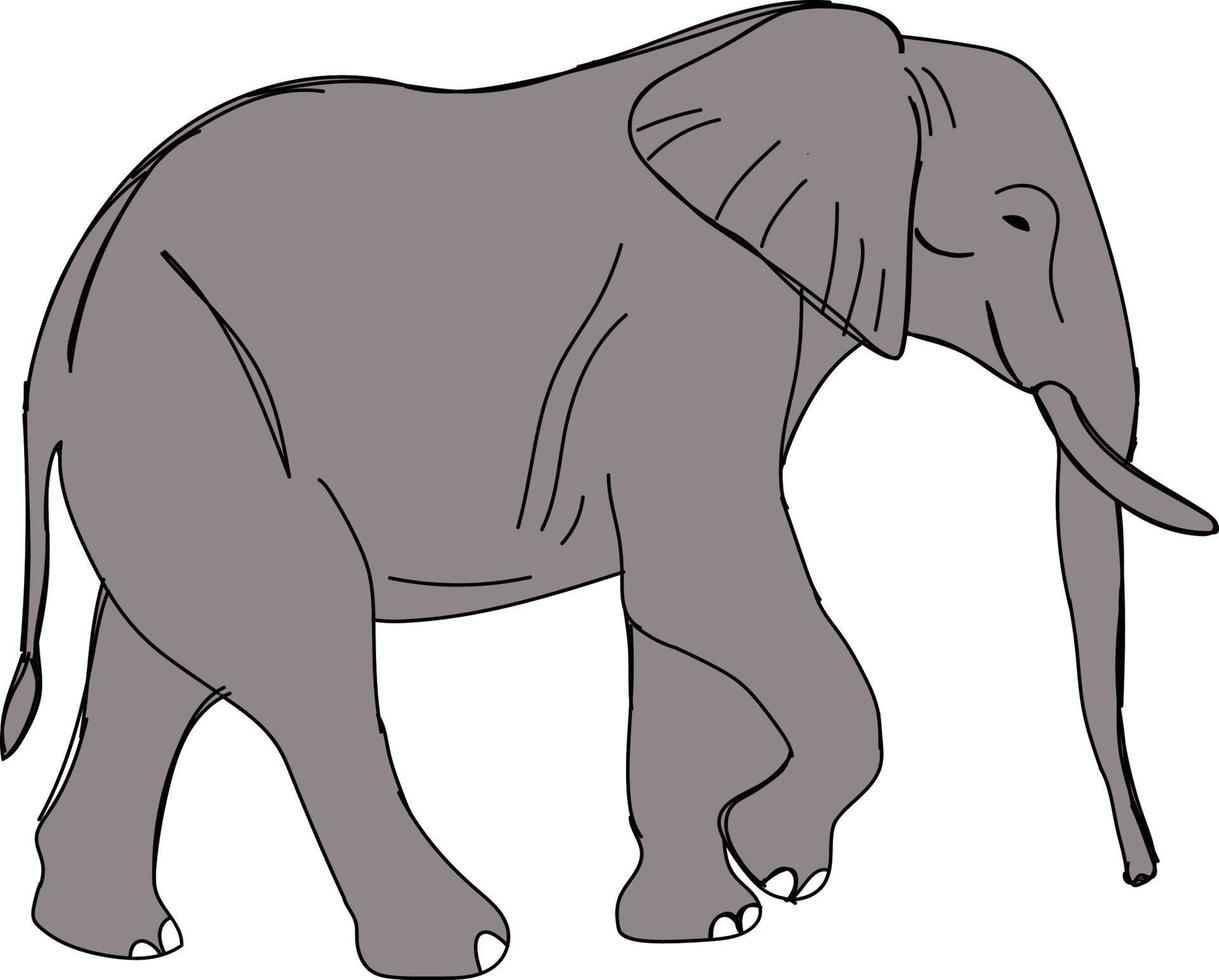 elefante ilustración vector libre