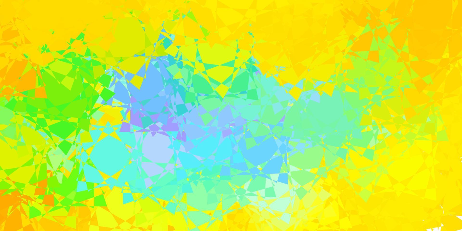 Light Multicolor vector backdrop with triangles, lines.