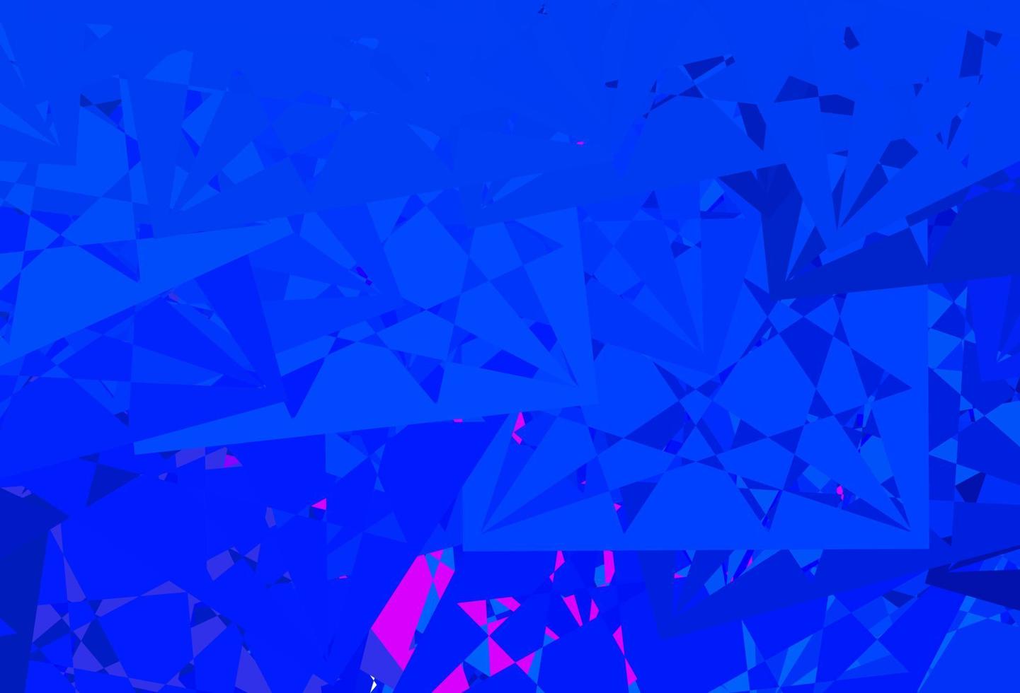 Dark BLUE vector pattern with polygonal shapes.